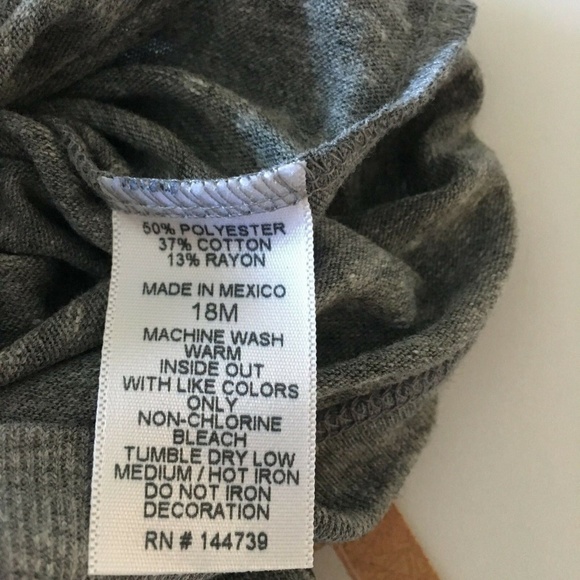 TwelveNYC Celebrate Shop Baby Bambino Gray 18M - Picture 6 of 7